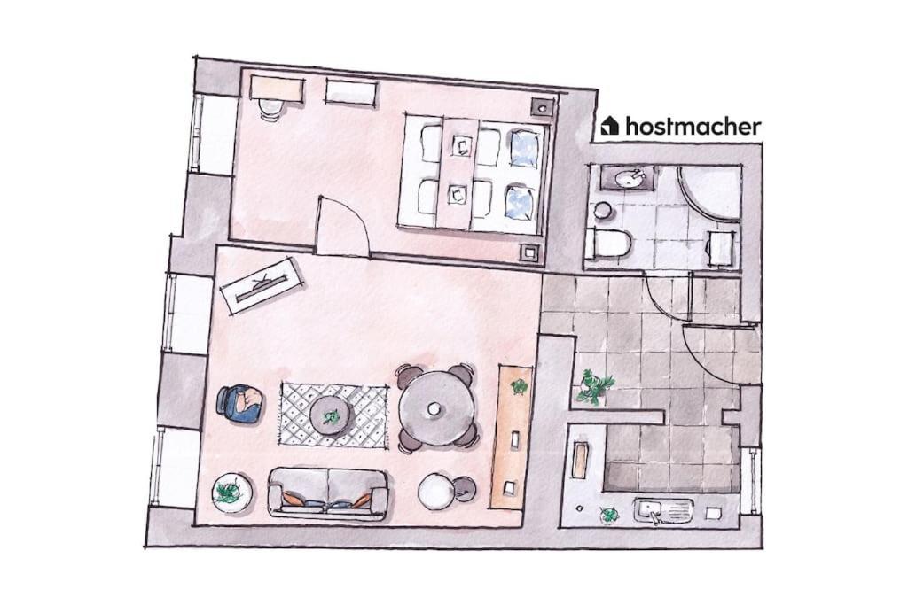 Pristine 1Br Steps From City By Hm Wenen Buitenkant foto